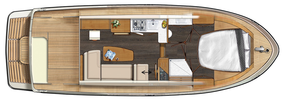 Linssen  30 SL Sedan, plans