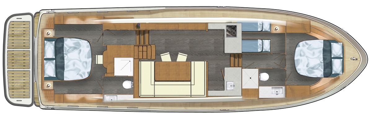 Linssen 50 SL AC Variotop® layout